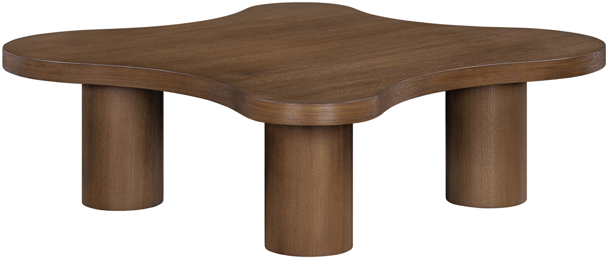 Cove - 48" Oak Veneer And Solid Wood Coffee Table - Urban Living Furniture (Los Angeles, CA)