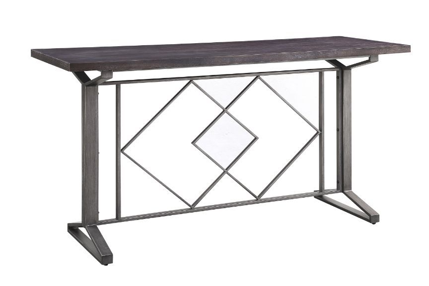 Evangeline - Counter Height Table - Salvaged Brown & Black - Urban Living Furniture (Los Angeles, CA)