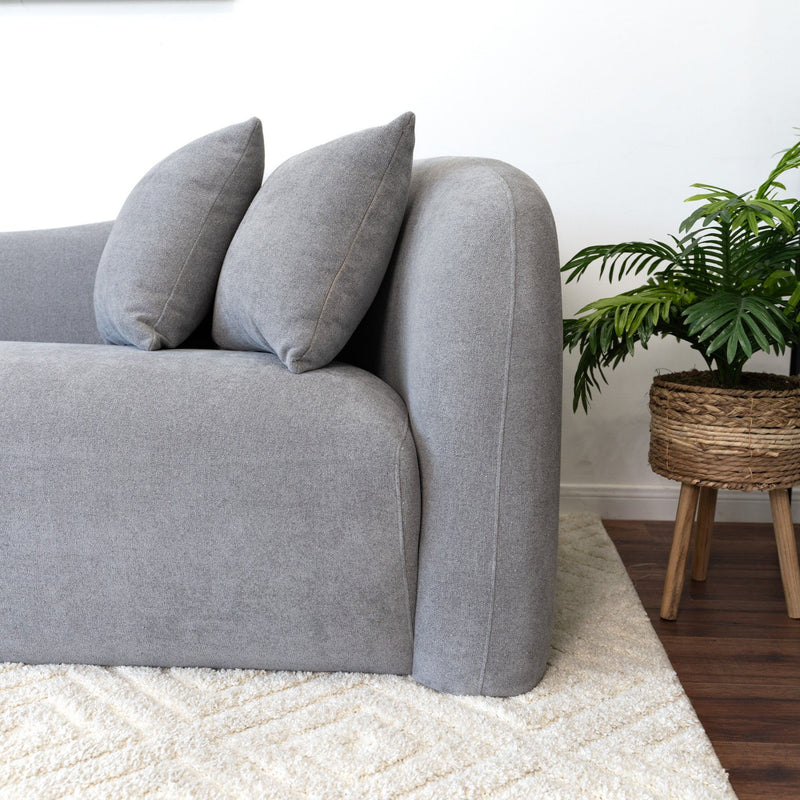 Mason - Mid Century Modern Luxury Tight Back Curvy Couch