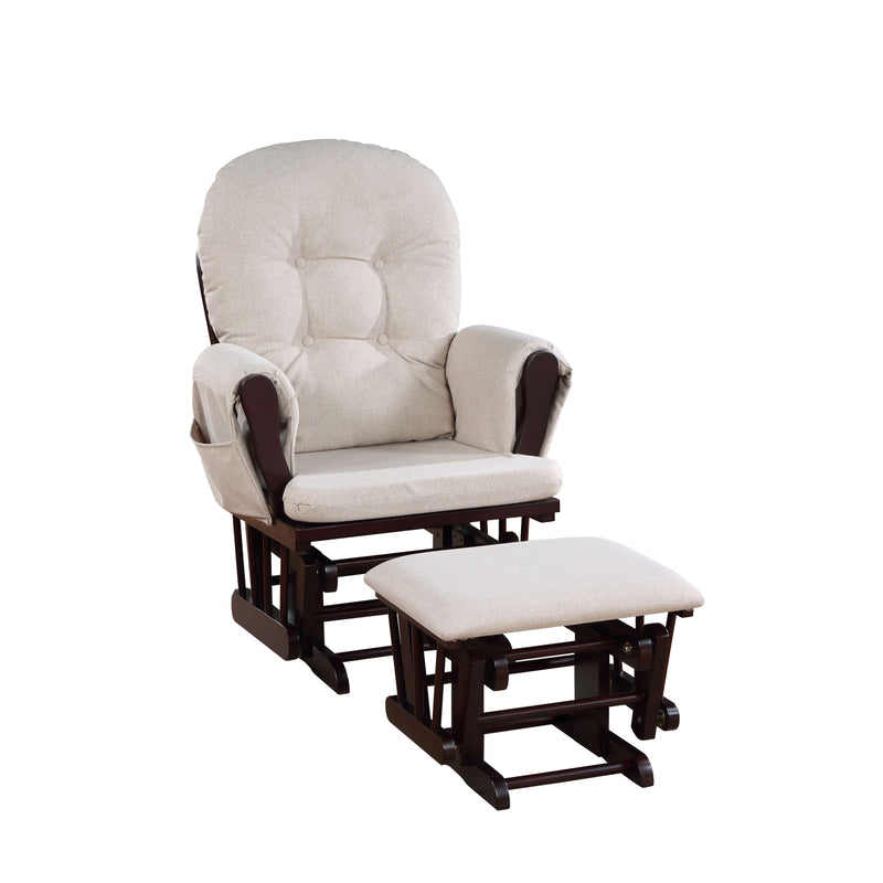 Mason - Glider And Ottoman Gray Wood - Urban Living Furniture (Los Angeles, CA)