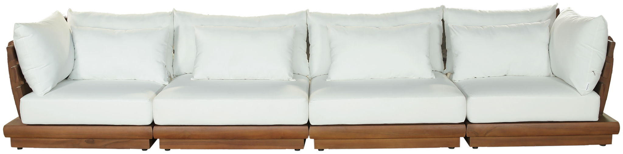 Mirella - 4 Piece Water Resistant Fabric Outdoor Patio Modular Sectional - Urban Living Furniture (Los Angeles, CA)