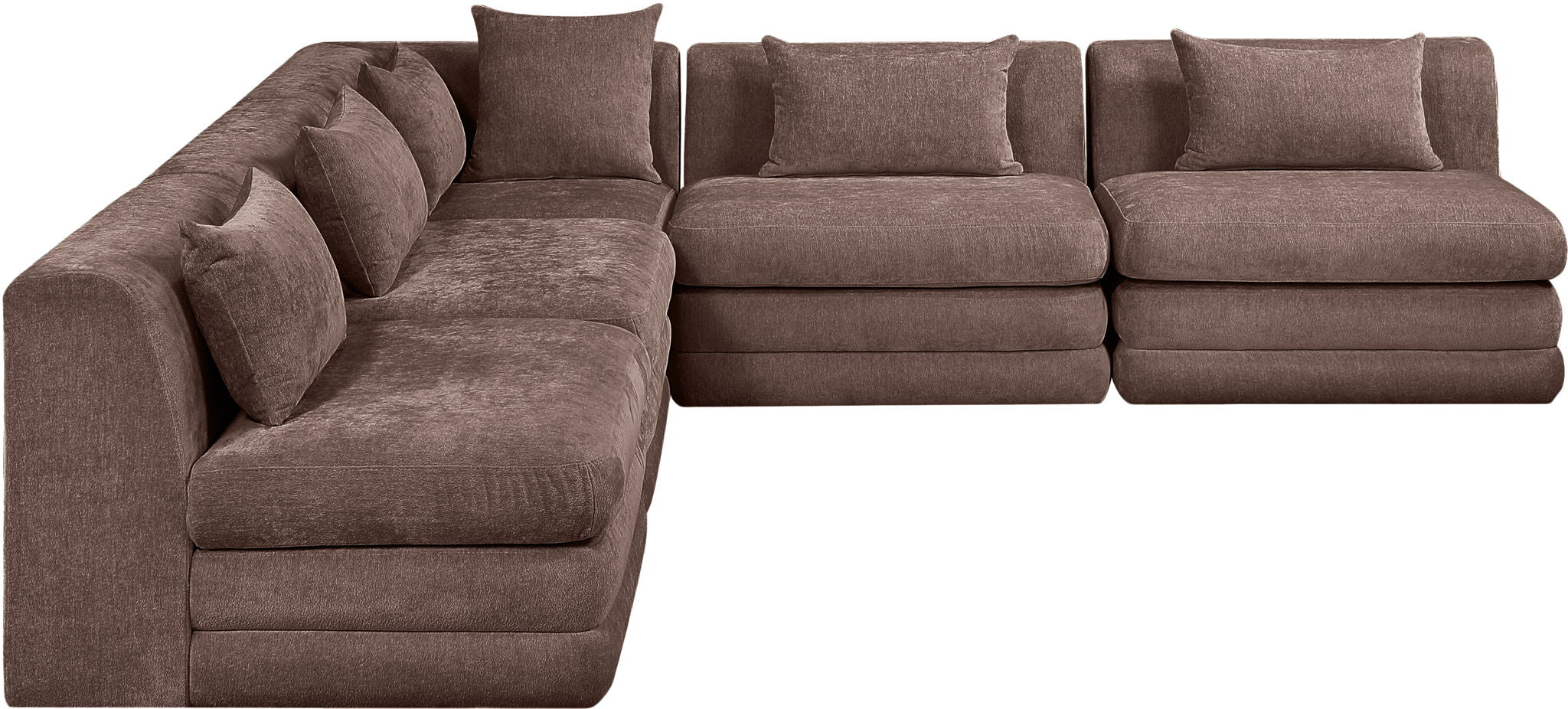 Stellar - 5 Piece Upholstered Modular Sectional - Urban Living Furniture (Los Angeles, CA)