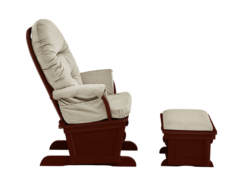 Madison - Glider & Ottoman - White Base - Urban Living Furniture (Los Angeles, CA)