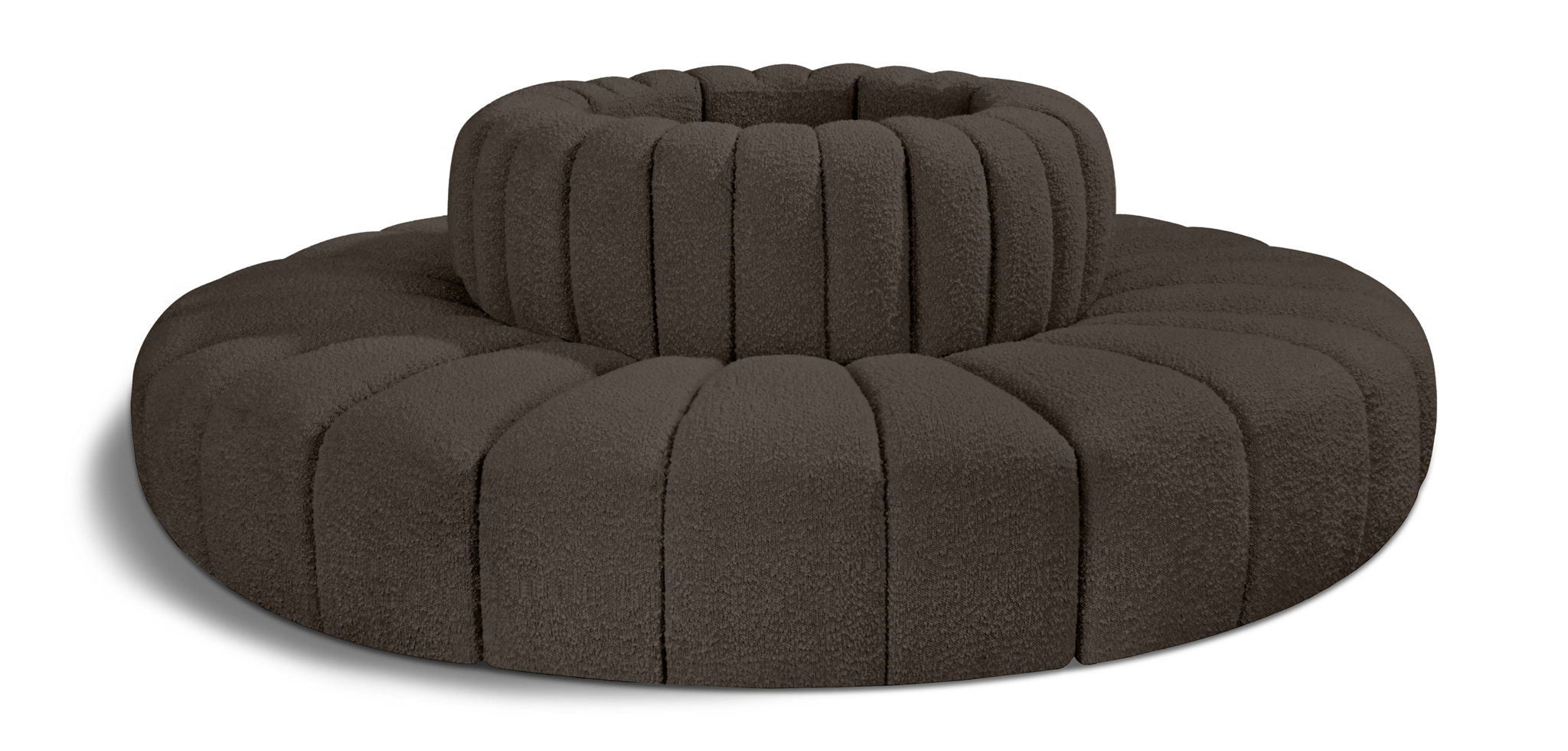 Arc - Boucle Fabric 8 Piece Round Modular Sofa - Urban Living Furniture (Los Angeles, CA)