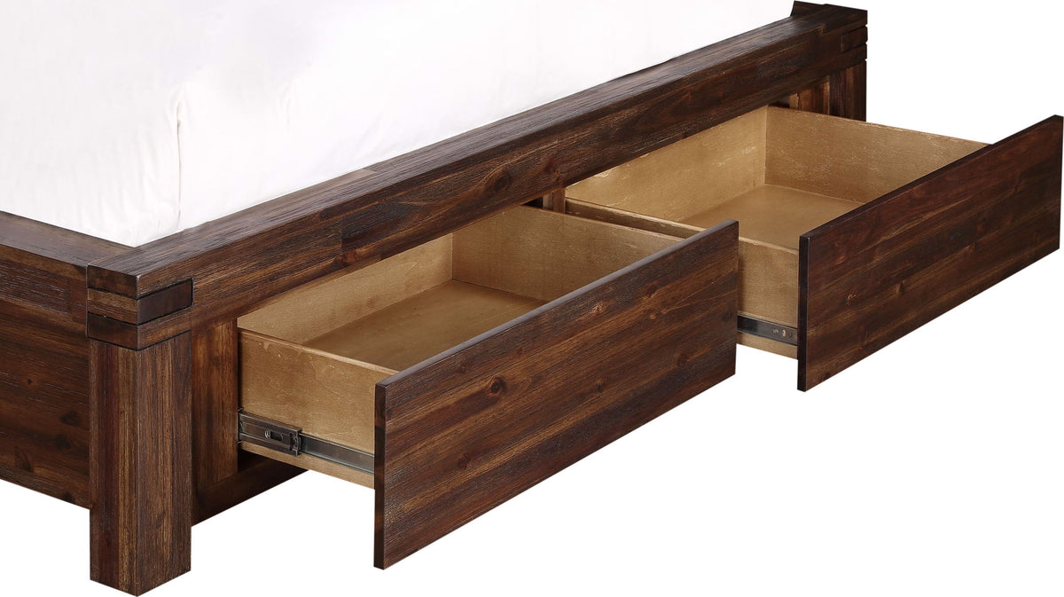 Meadow - Solid Wood Footboard Storage Bed