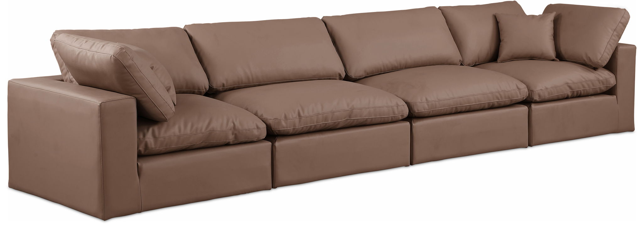 Comfy - Faux Leather Modular Sofa 4 Seats - Urban Living Furniture (Los Angeles, CA)