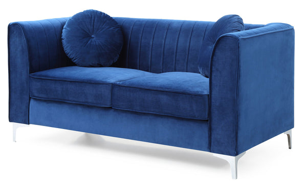 Delray - Loveseat - Navy Blue
