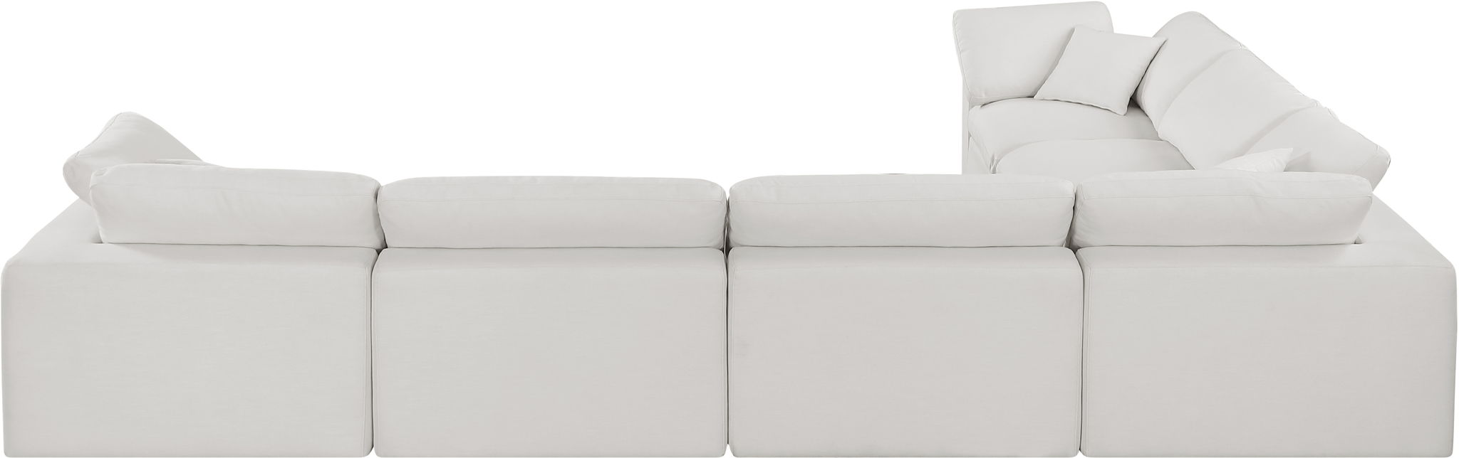 Comfy - 6 Piece Linen Modular Corner Sectional - Urban Living Furniture (Los Angeles, CA)
