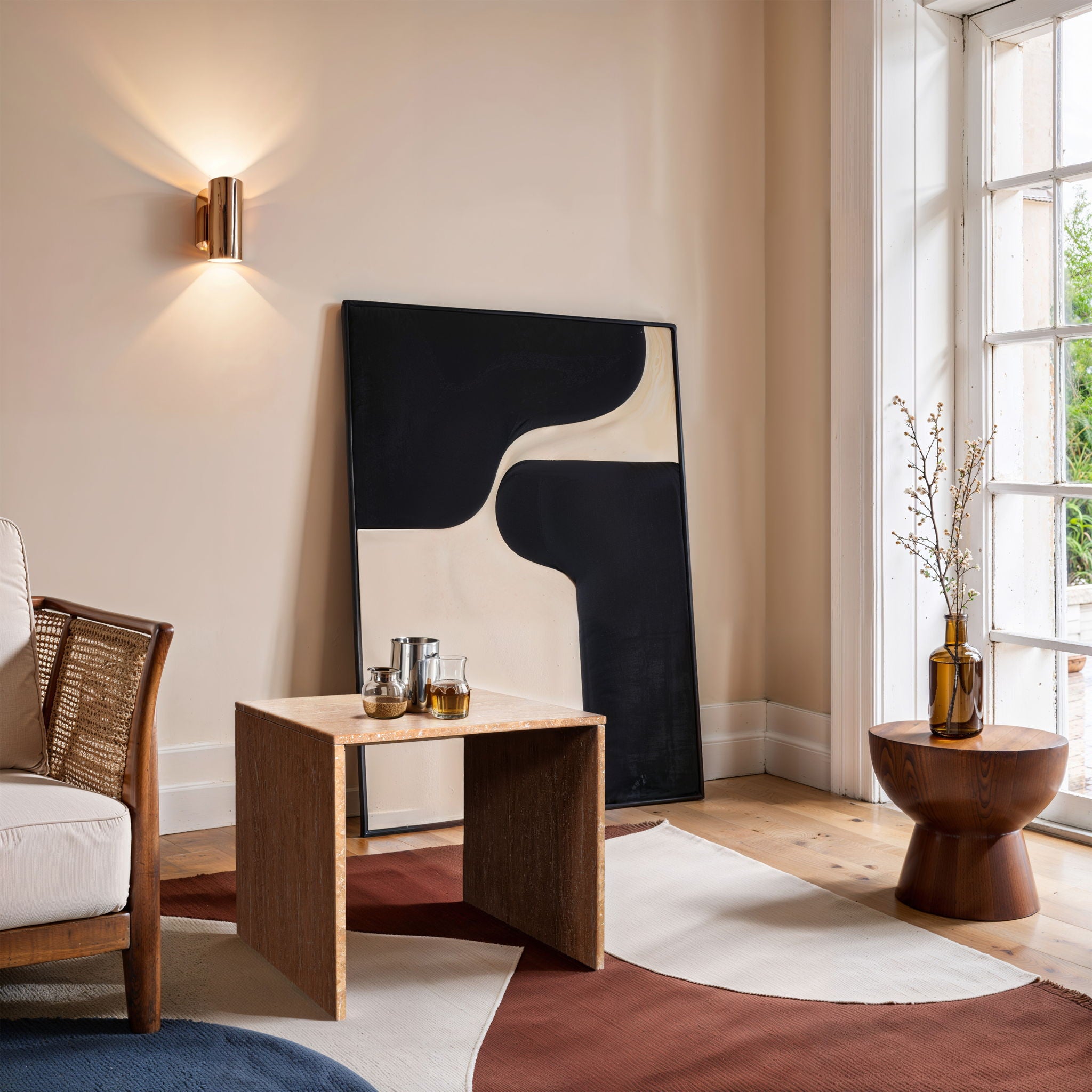 Vernazza - Travertine Table - Urban Living Furniture (Los Angeles, CA)