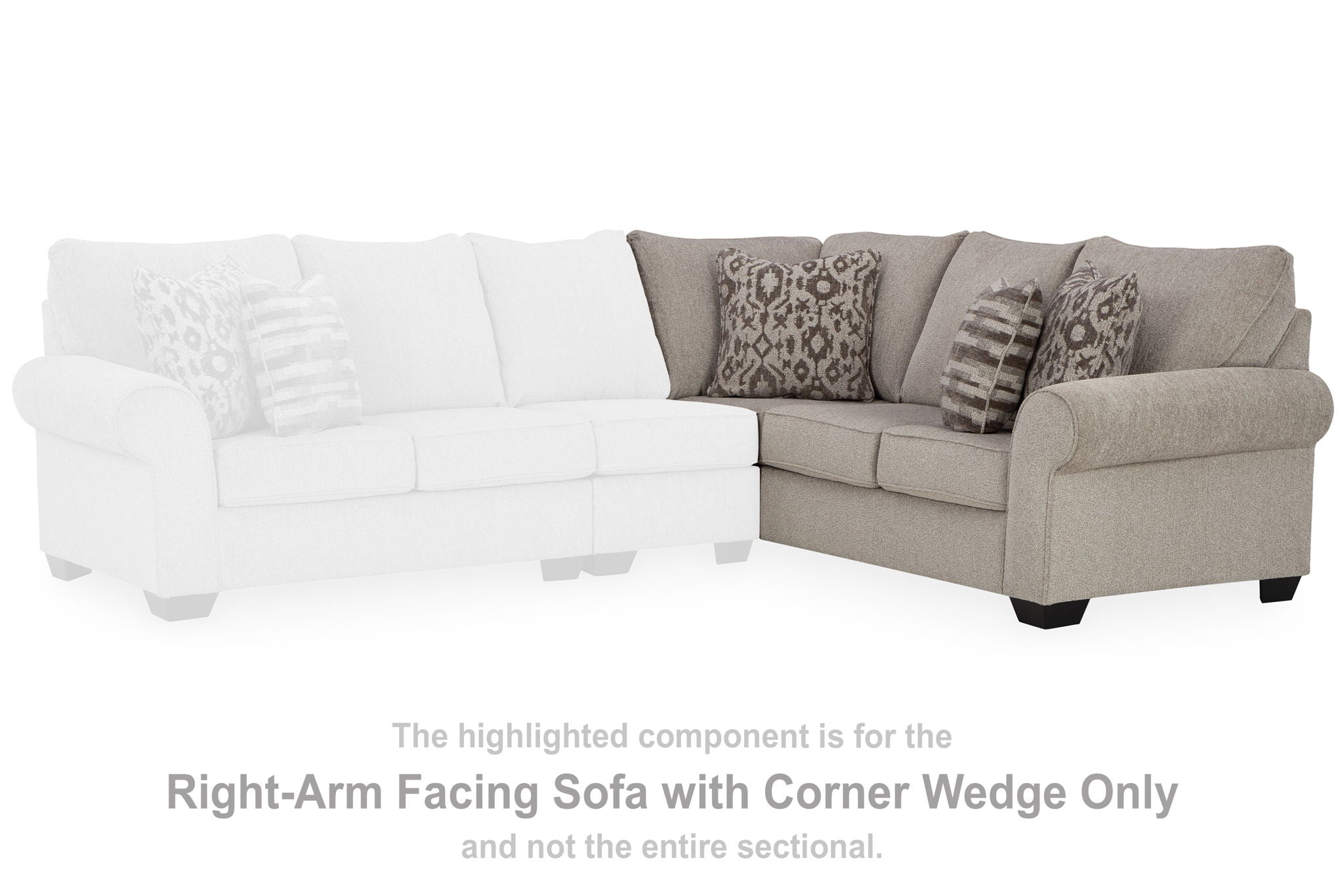 Claireah - Umber - Raf Sofa With Corner Wedge - Urban Living Furniture (Los Angeles, CA)