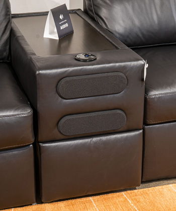 ModMax II - Black - Console With Audio System - Urban Living Furniture (Los Angeles, CA)