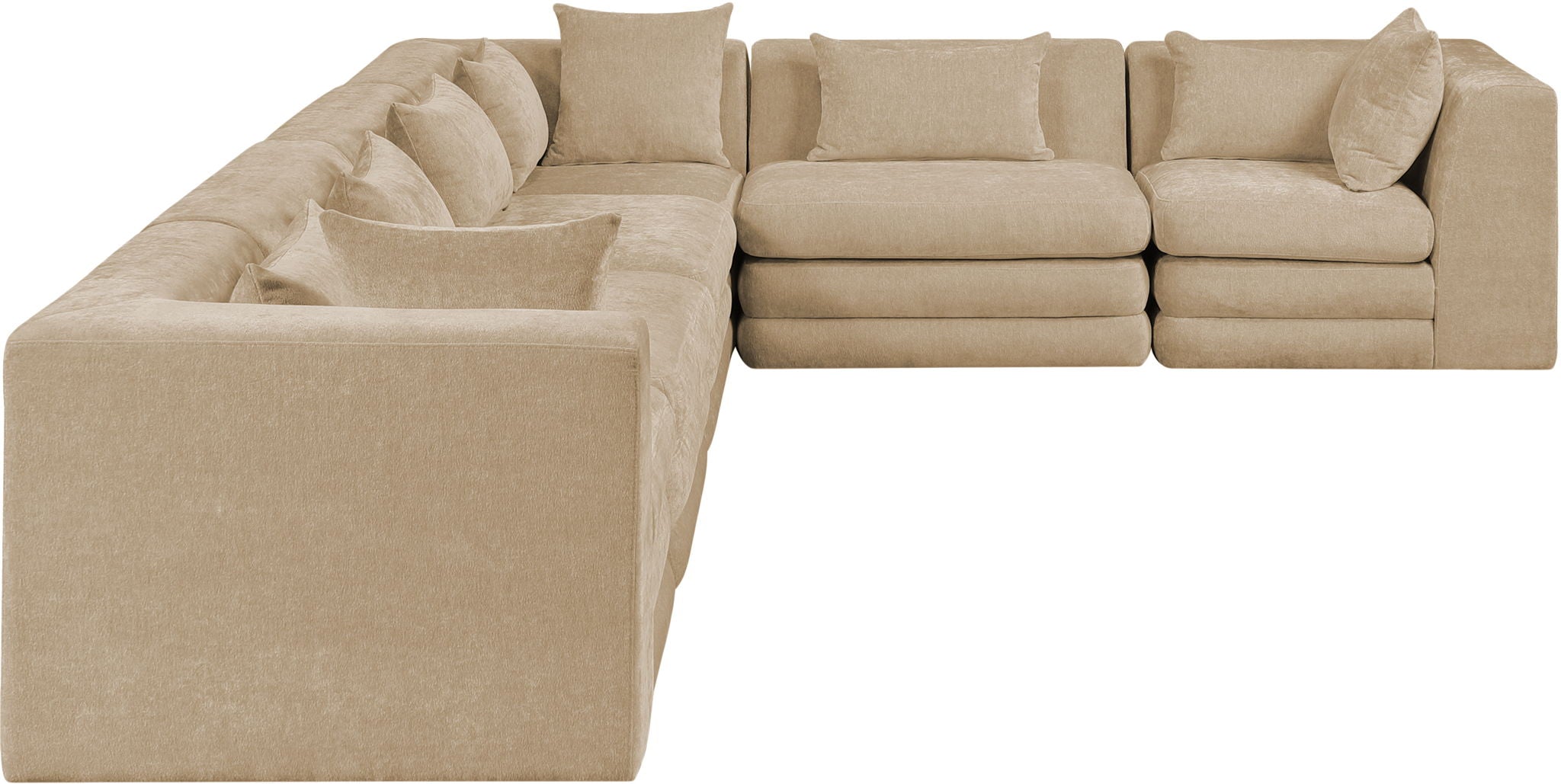 Stellar - 6 Piece Upholstered Modular Sectional - Urban Living Furniture (Los Angeles, CA)