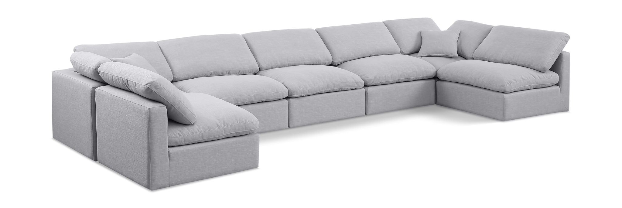 Indulge - Linen 7 Piece Modular U-Shaped Sectional - Urban Living Furniture (Los Angeles, CA)