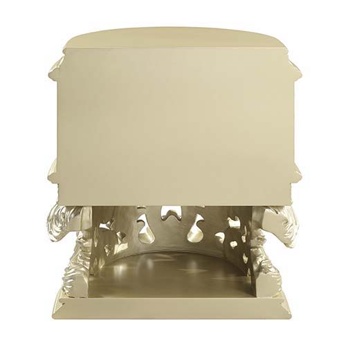 Vatican - Nightstand - Champagne Silver Finish - Urban Living Furniture (Los Angeles, CA)
