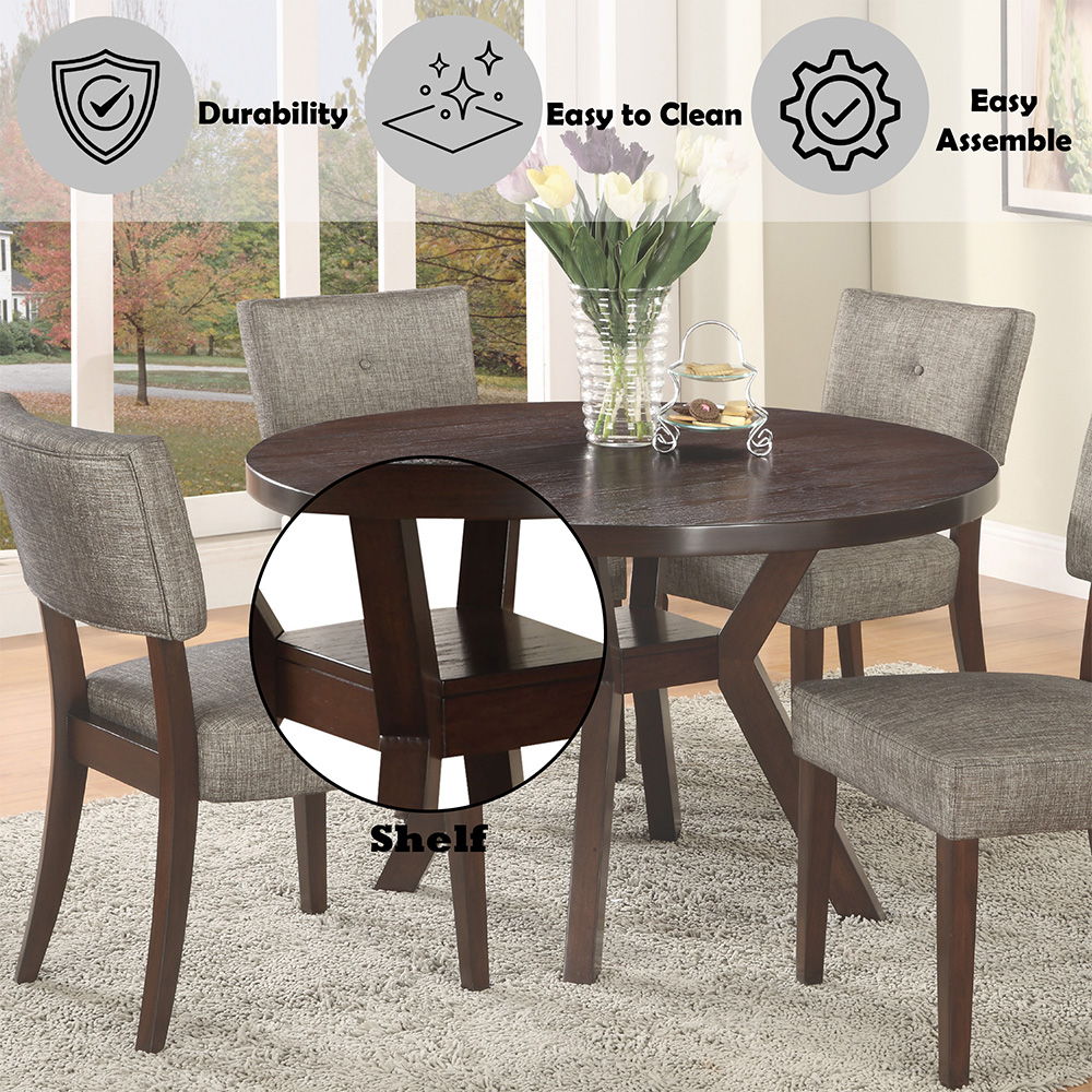 Drake - Dining Table - Espresso - Urban Living Furniture (Los Angeles, CA)