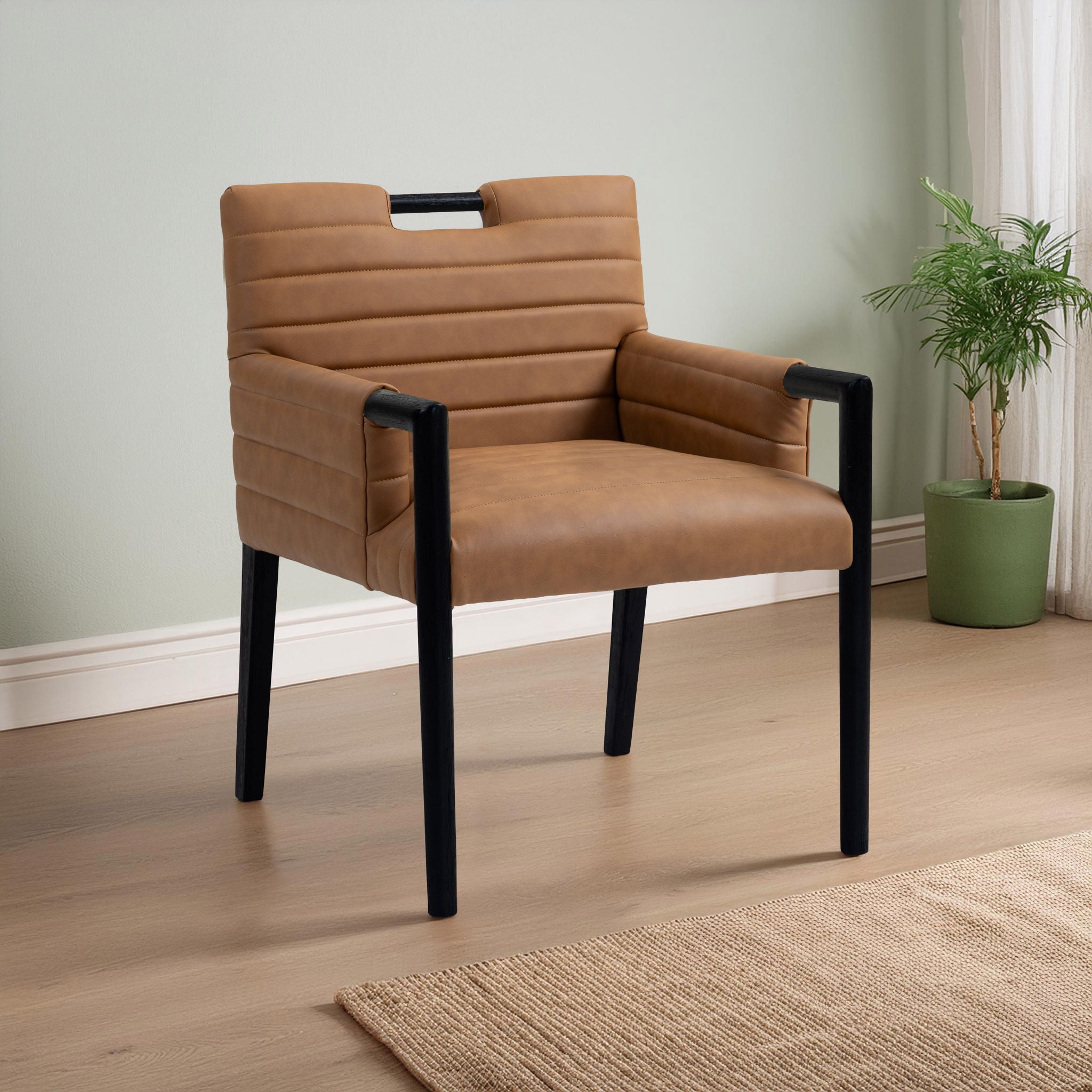 Aimee - Dining Arm Chair - Black Legs - Urban Living Furniture (Los Angeles, CA)