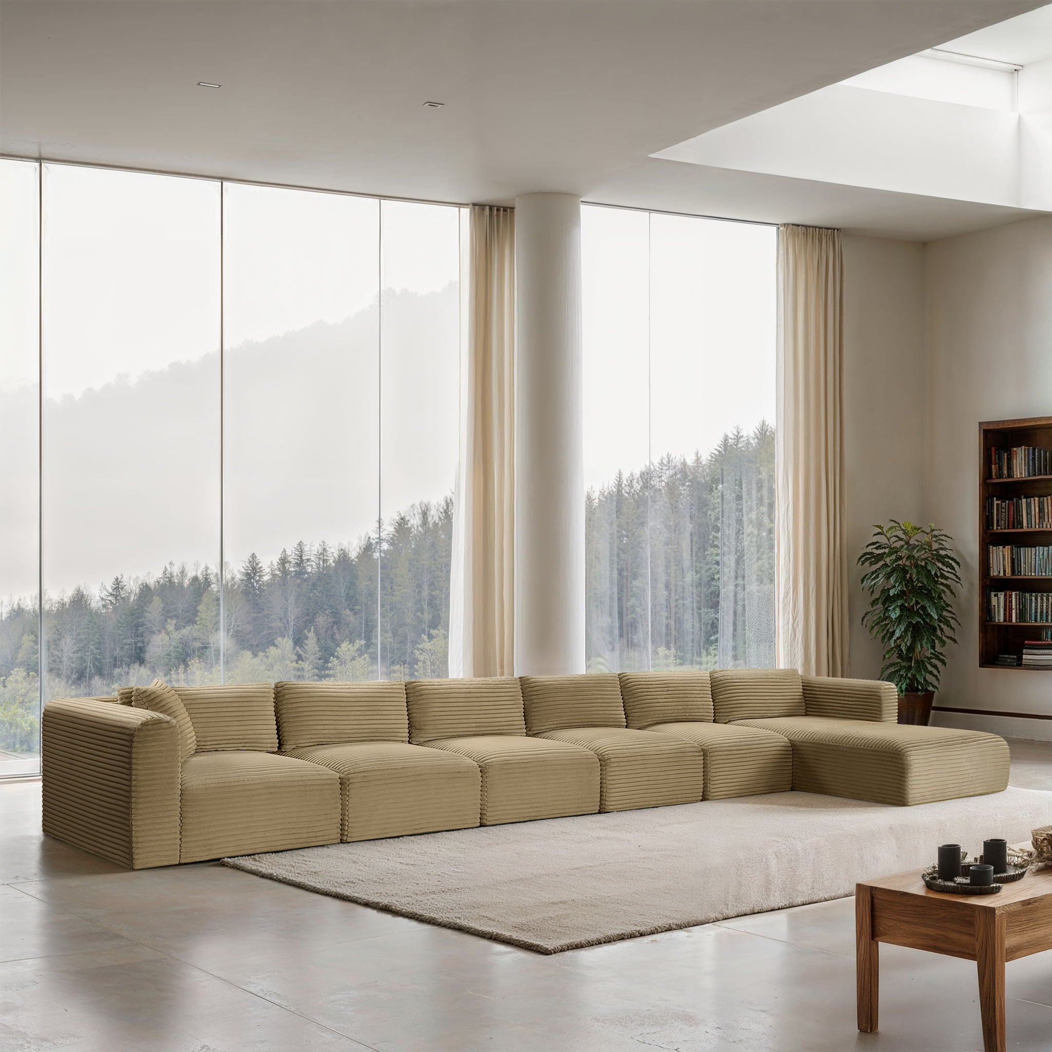 Shaggy - 6 Piece Modular Sectional With Chaise - Urban Living Furniture (Los Angeles, CA)