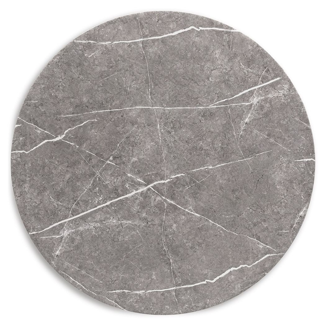 Glinari - Taupe / Black - Round Dining Room Table - Urban Living Furniture (Los Angeles, CA)