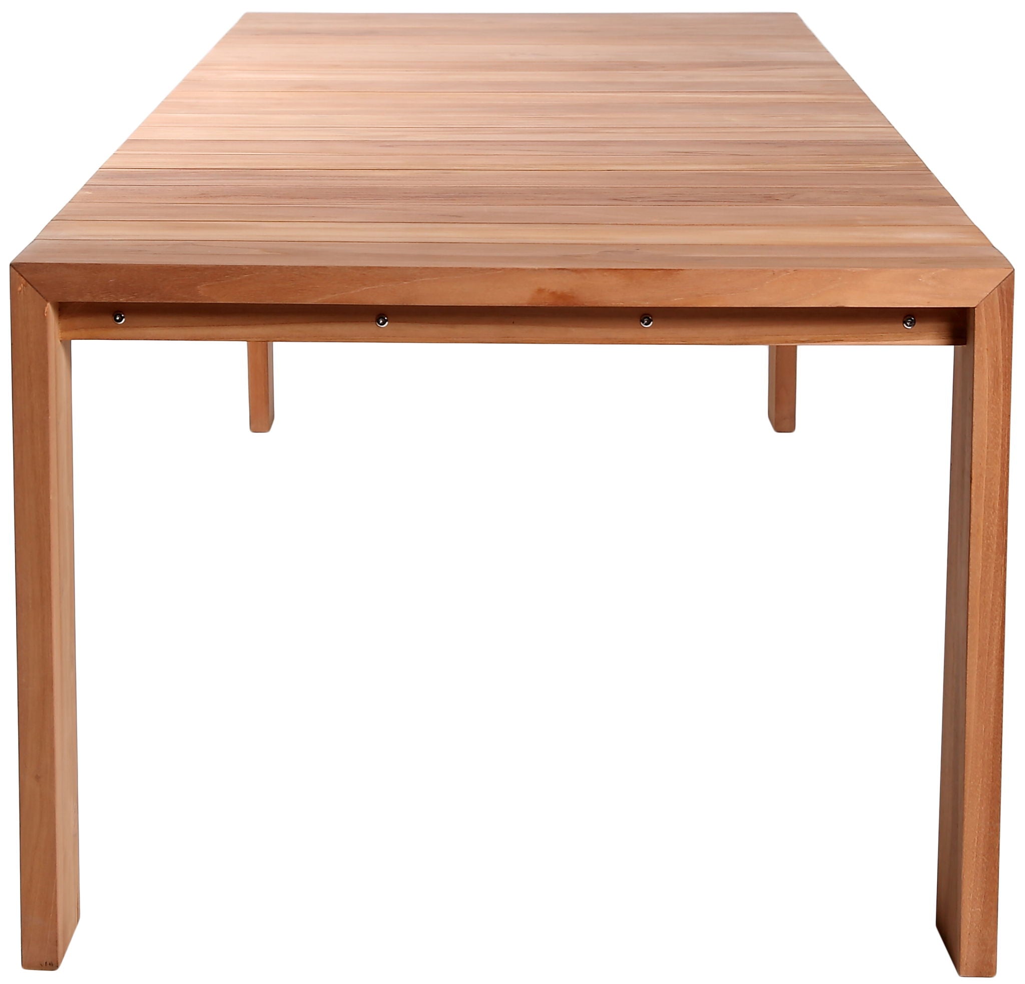 Tulum - Teak Outdoor Patio Dining Table - Natural - Urban Living Furniture (Los Angeles, CA)