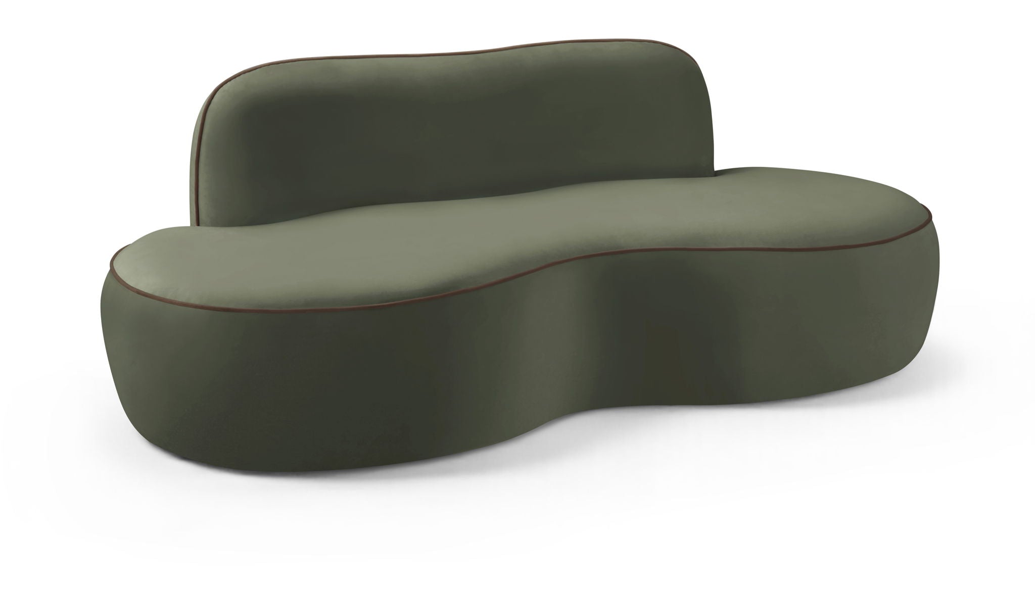 Swerve - Velvet 77" Upholstered Loveseat - Urban Living Furniture (Los Angeles, CA)