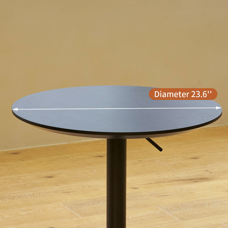 Movable, Adjustable 360 Swivel, Counter Bar Height Table
