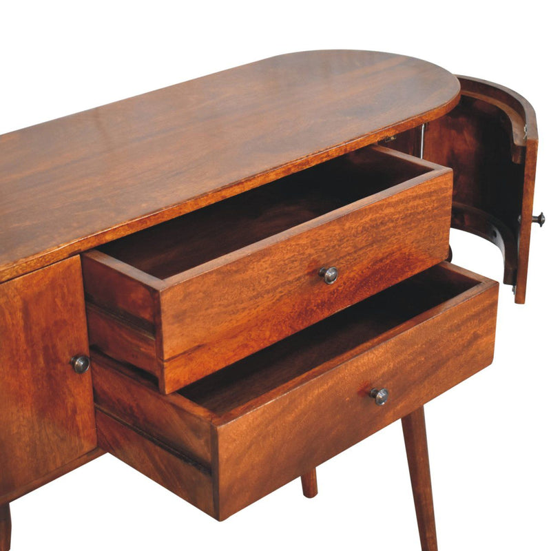 Grove Console Table - Brown