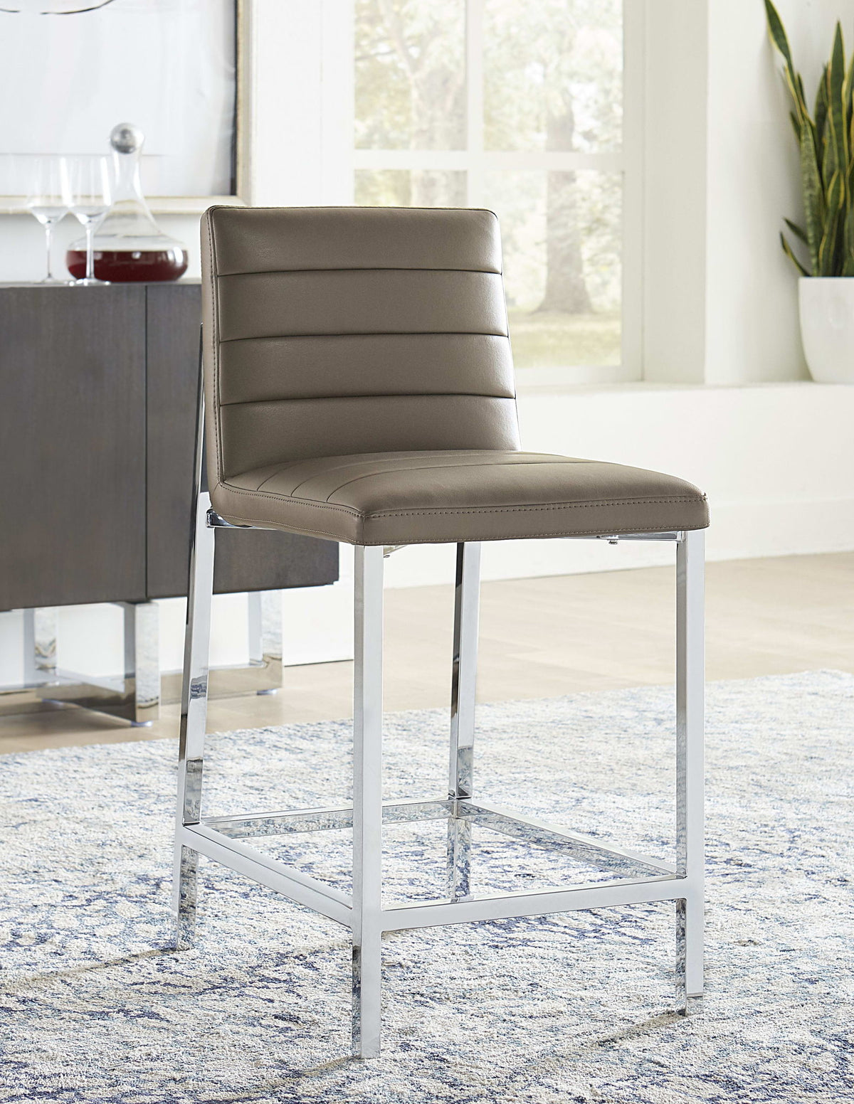 Amalfi - Metal Back Counter Stool (Set of 2)