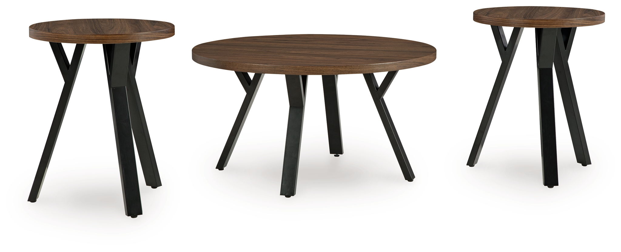 Elbrynn - Brown / Black - Occasional Table Set (Set of 3) - Urban Living Furniture (Los Angeles, CA)