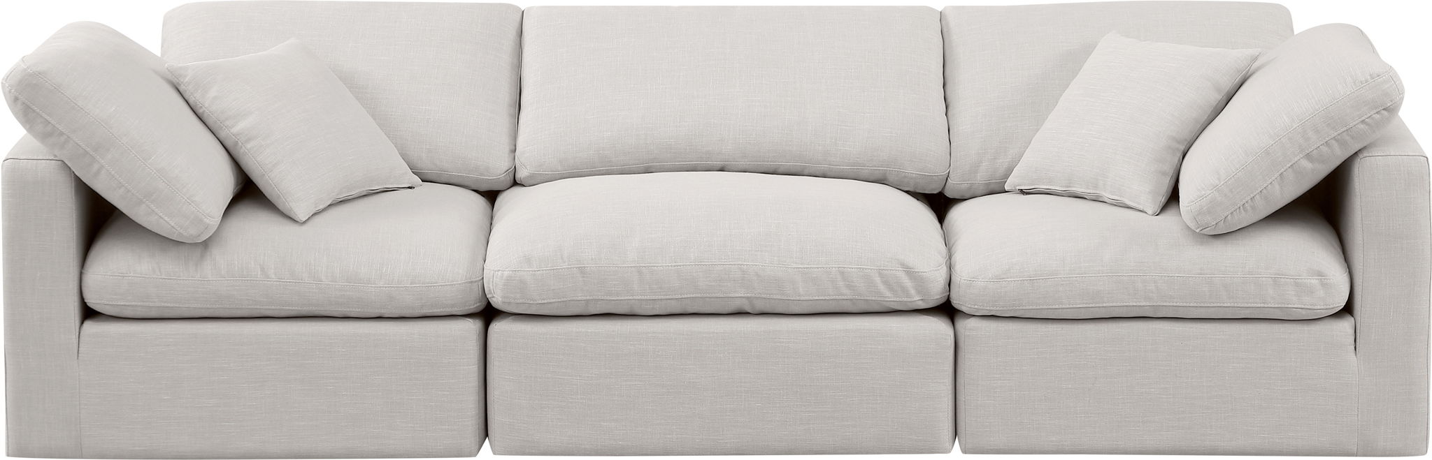 Indulge - Linen 3 Seat Modular Sofa - Urban Living Furniture (Los Angeles, CA)