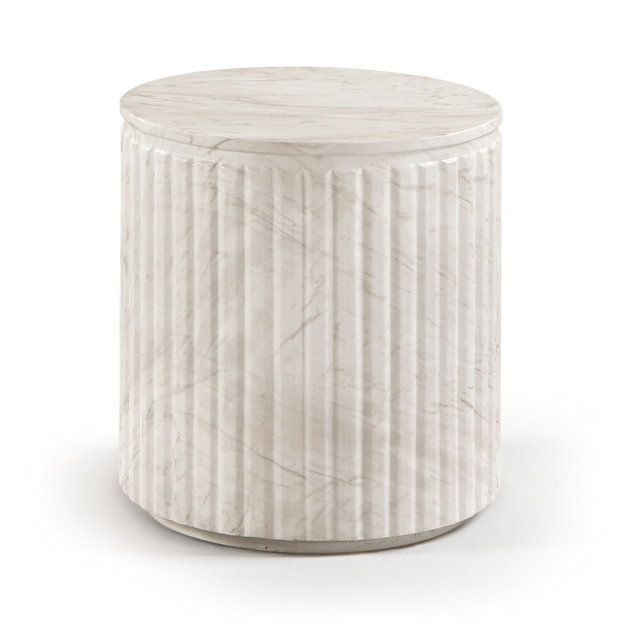 Catania - Concrete Indoor/Outdoor End Table - Urban Living Furniture (Los Angeles, CA)