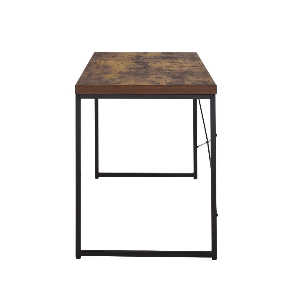 Bob - Desk - Weathered Oak & Black - Urban Living Furniture (Los Angeles, CA)