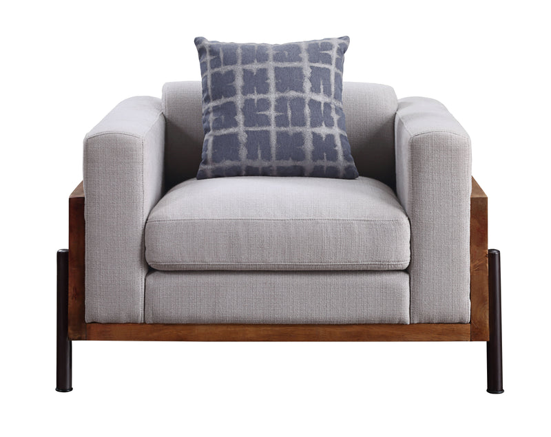 Pelton - Chair - Fabric & Walnut - Urban Living Furniture (Los Angeles, CA)
