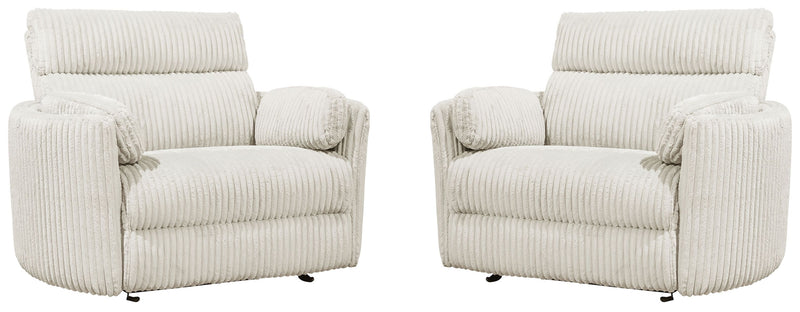 Radius Xl - Extra Wide Power Glider Recliner (Set of 2)