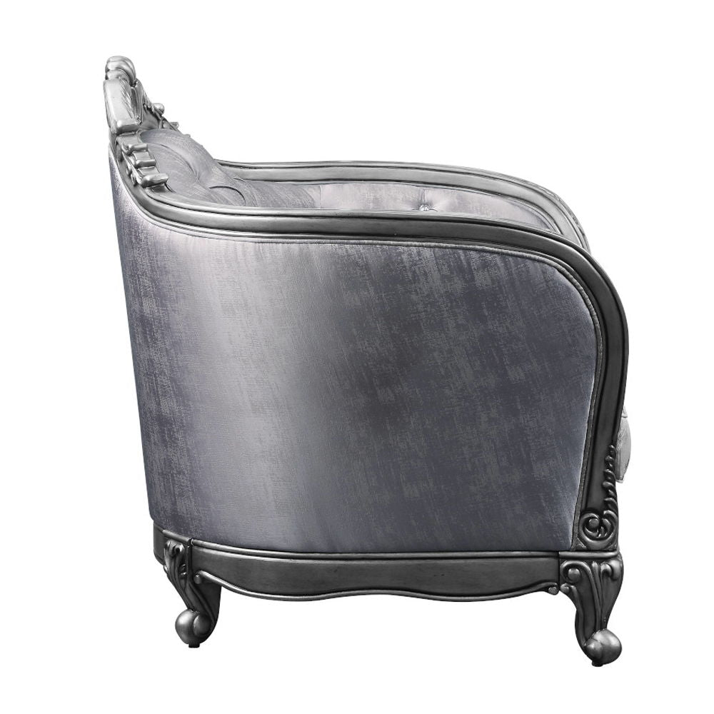 Ariadne - Loveseat With 3 Pillows - Fabric & Platinum - Urban Living Furniture (Los Angeles, CA)
