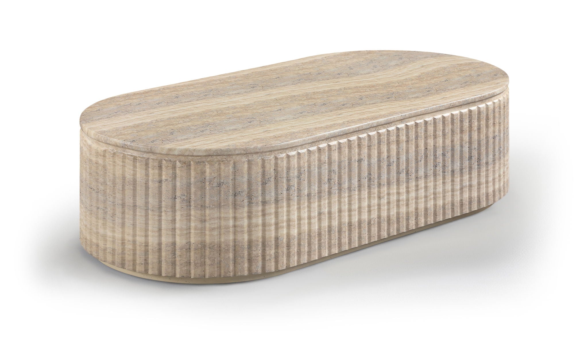 Catania - Concrete Indoor/Outdoor Coffee Table - Travertine - Urban Living Furniture (Los Angeles, CA)