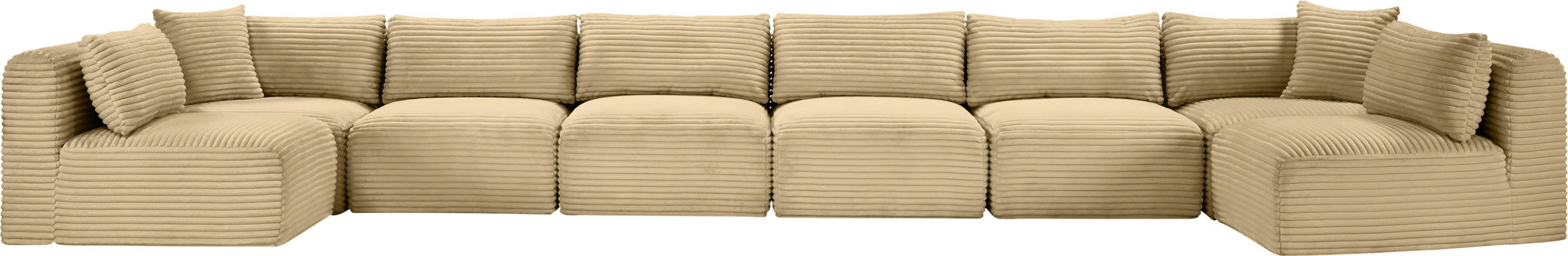 Shaggy - 8 Piece Modular U-Shaped Armless Sectional - Urban Living Furniture (Los Angeles, CA)