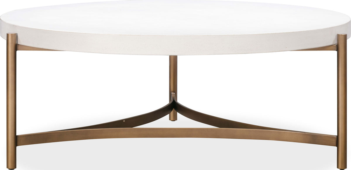 Lyon - Round Concrete And Metal Table