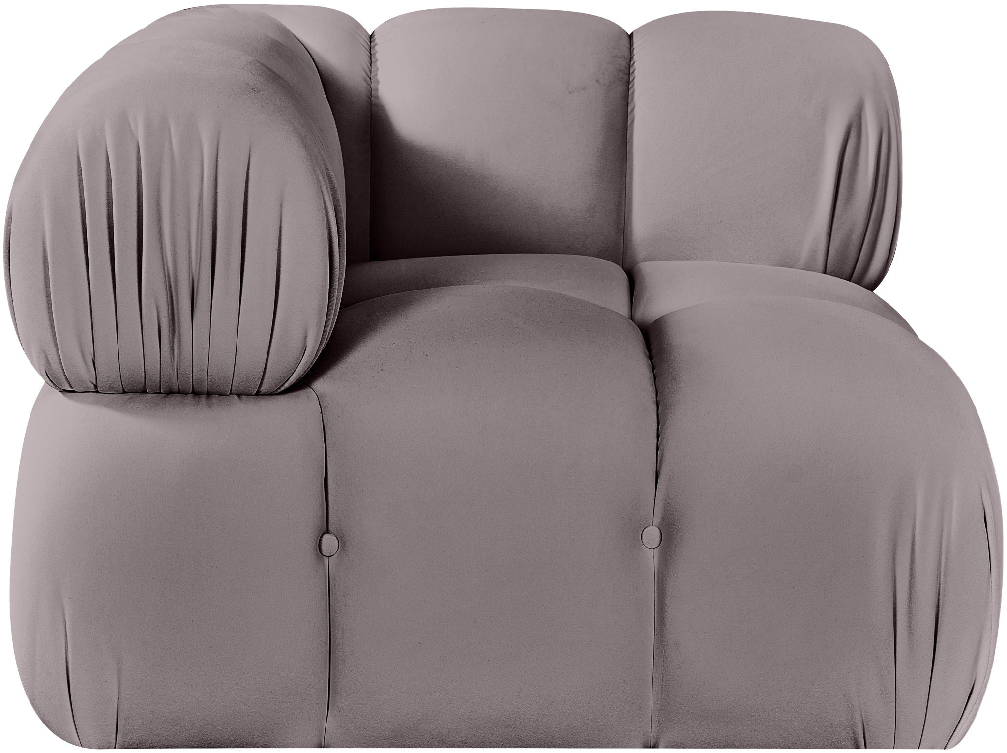 Orin - Velvet Performance Fabric Upholstered Modular Corner Chair - Urban Living Furniture (Los Angeles, CA)