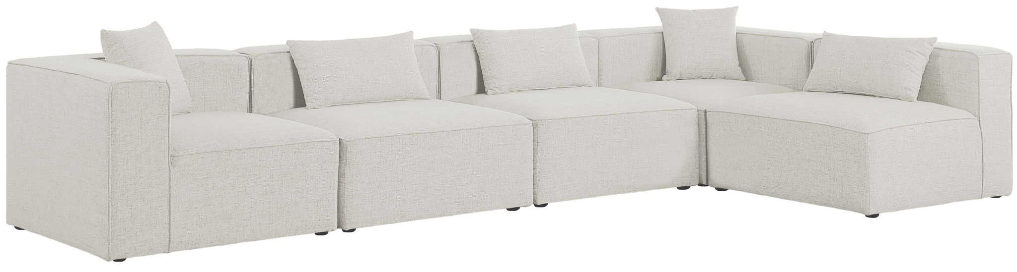 Cube - Linen 5 Piece Modular Sectional - Urban Living Furniture (Los Angeles, CA)