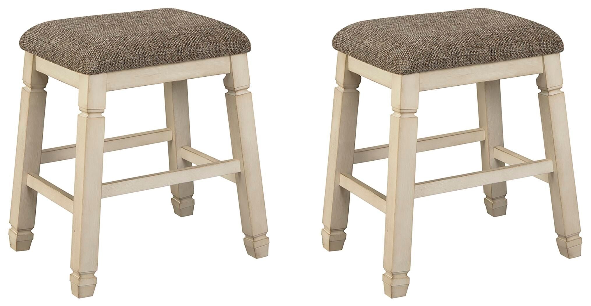 Bolanburg - Upholstered Stool (Set of 2) - Beige - Urban Living Furniture (Los Angeles, CA)