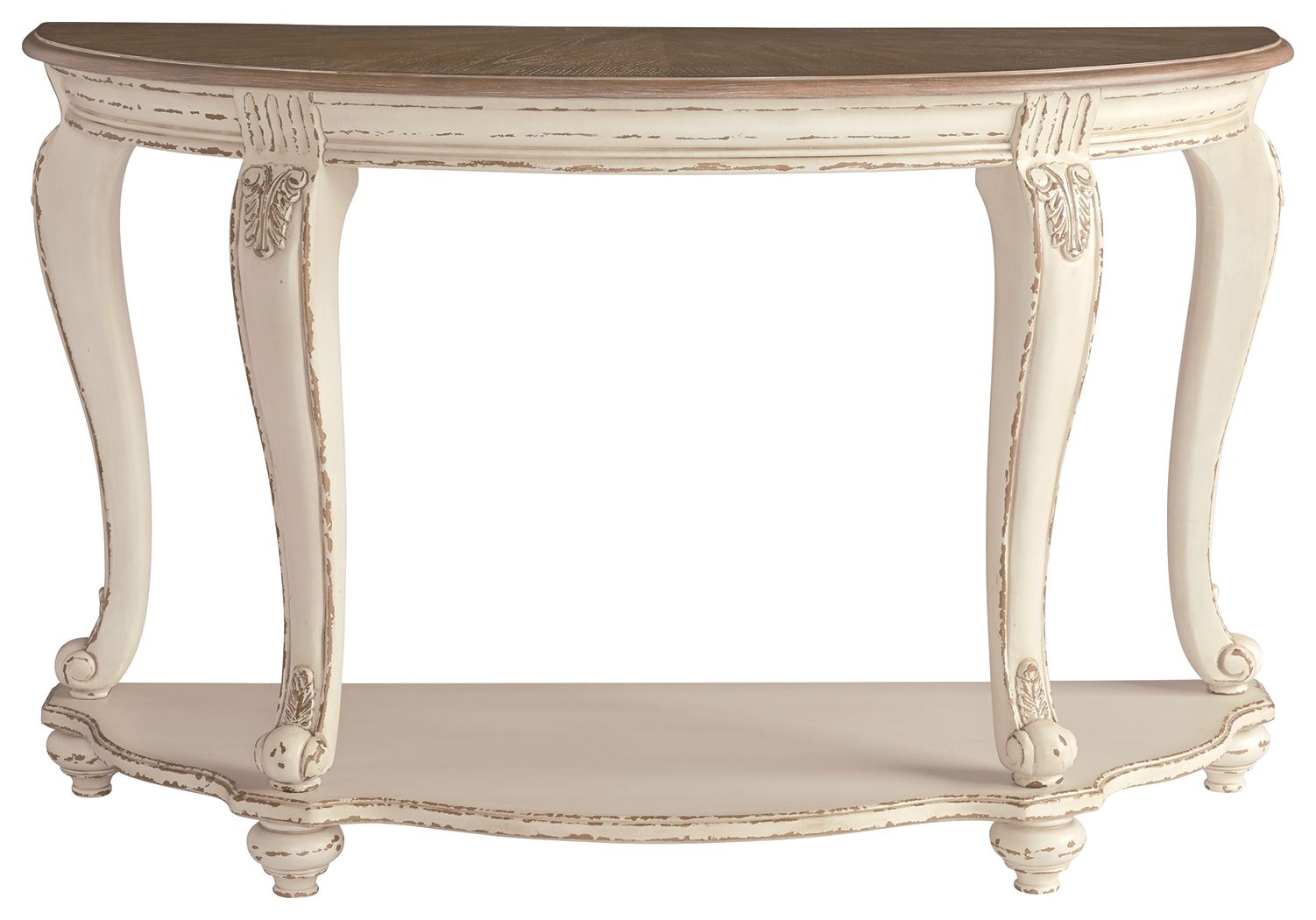 Realyn - White / Brown - Sofa Table - Urban Living Furniture (Los Angeles, CA)