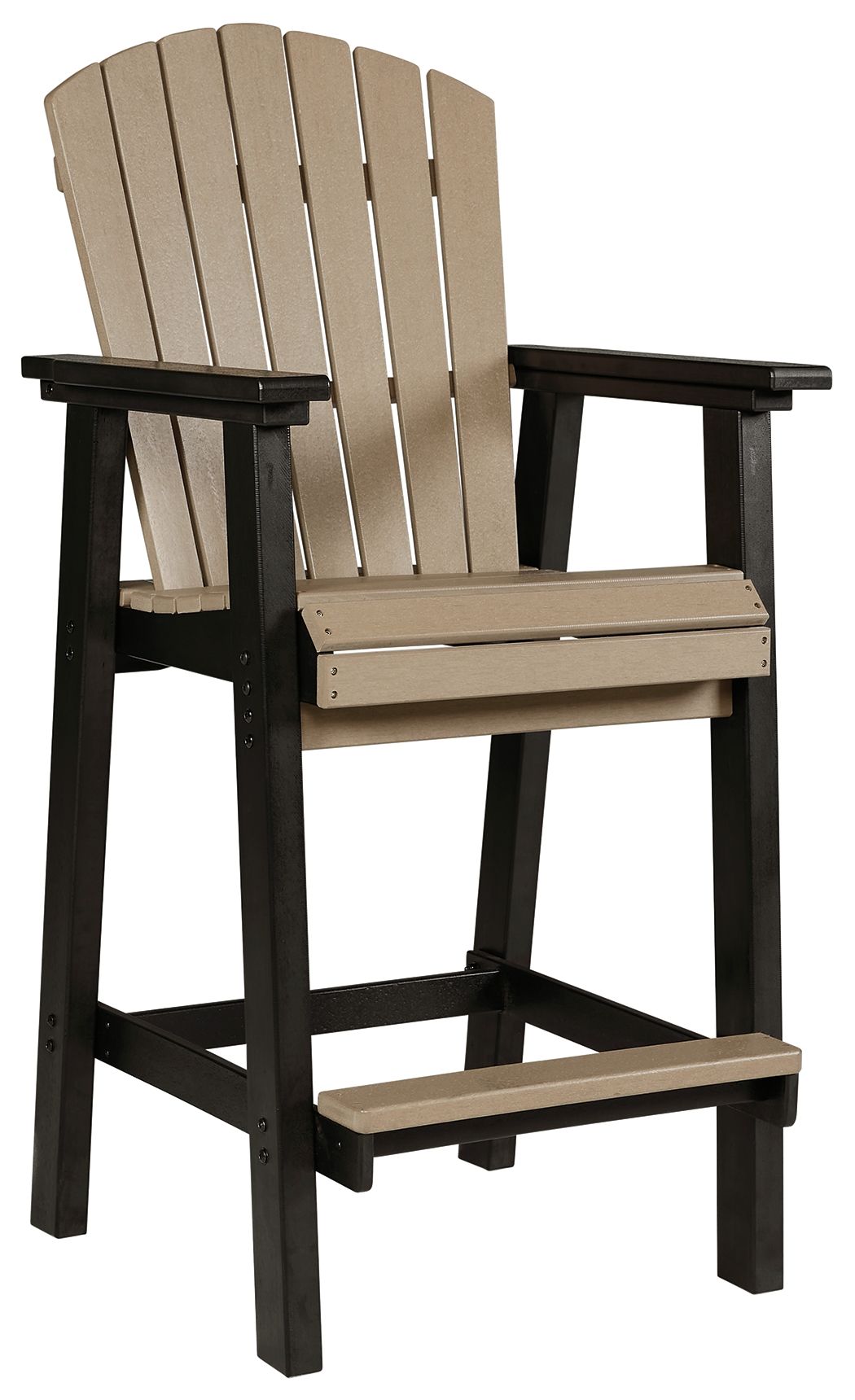 Fairen Trail - Black / Driftwood - Tall Barstool (Set of 2) - Urban Living Furniture (Los Angeles, CA)