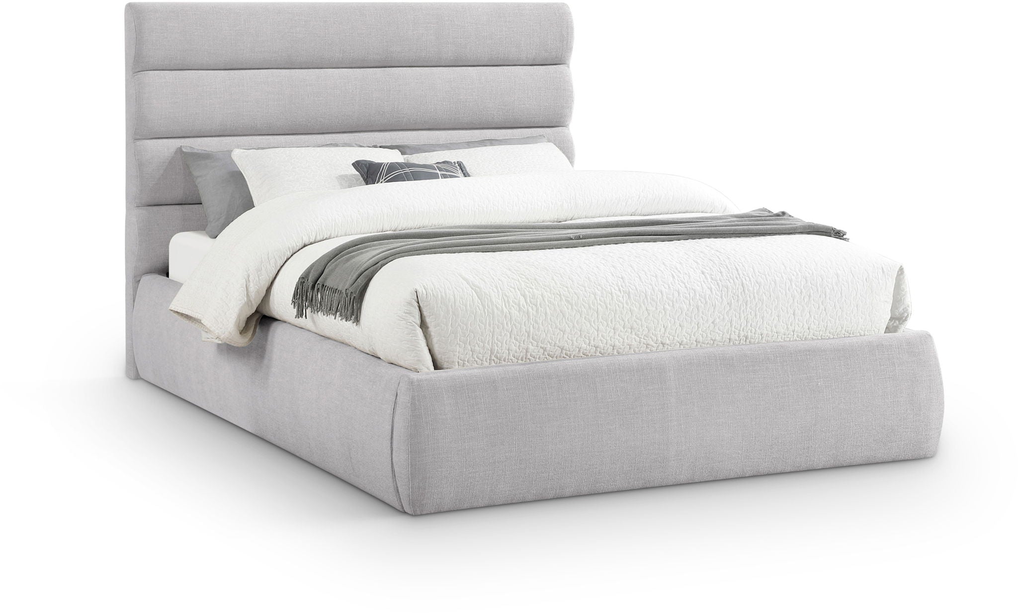 Adam - Linen Fabric Bed With 52" Headboard - Urban Living Furniture (Los Angeles, CA)