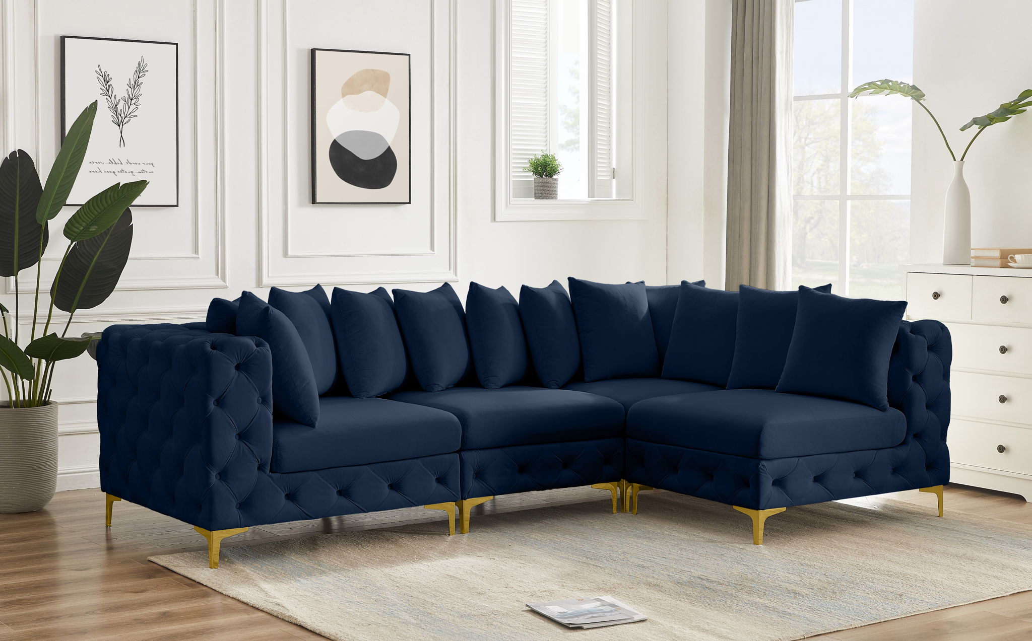 Tremblay - 4 Piece Modular Sectional - Urban Living Furniture (Los Angeles, CA)