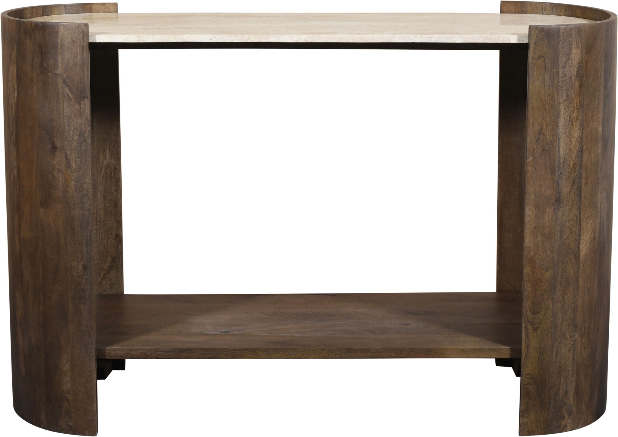 Solstice - Travertine And Mango Wood Table - Urban Living Furniture (Los Angeles, CA)