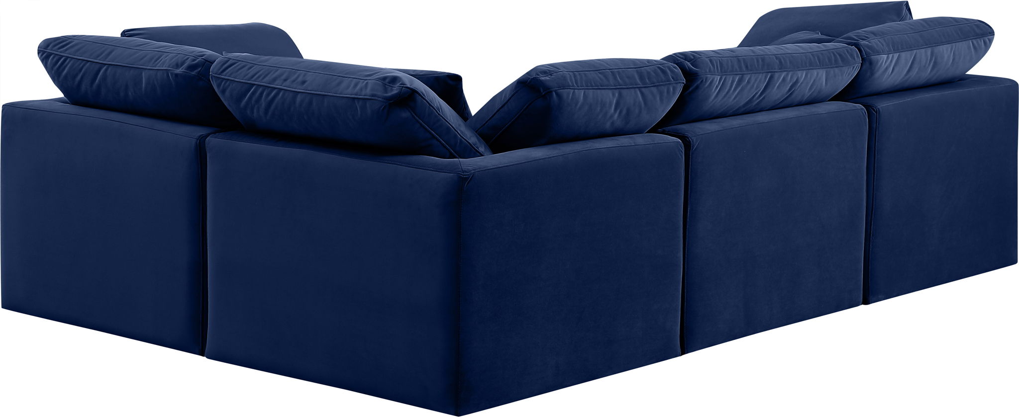 Indulge - Velvet 4 Piece Modular Corner Sectional - Urban Living Furniture (Los Angeles, CA)