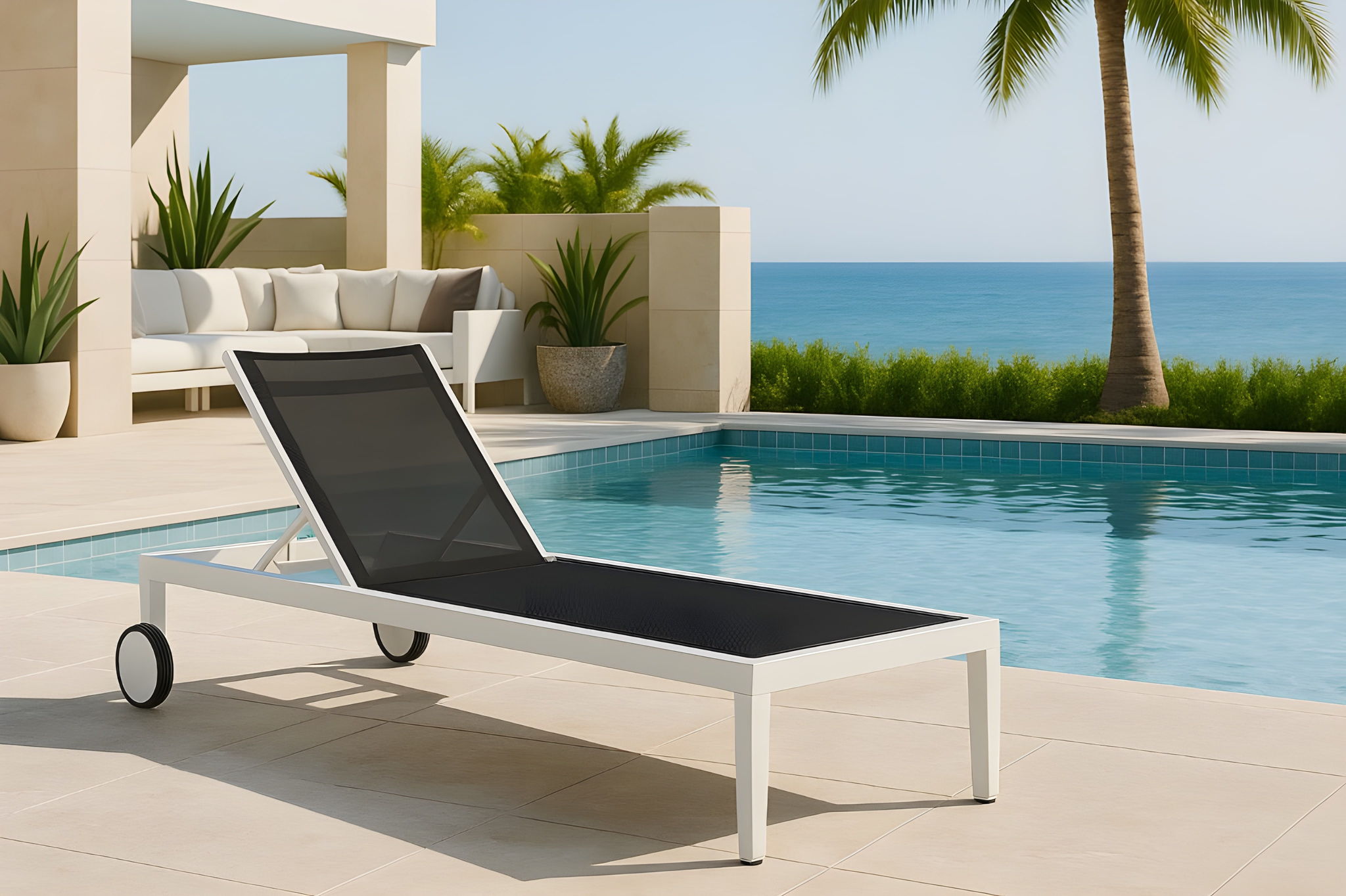Nizuc - Outdoor Patio Chaise Lounge Chair - Urban Living Furniture (Los Angeles, CA)