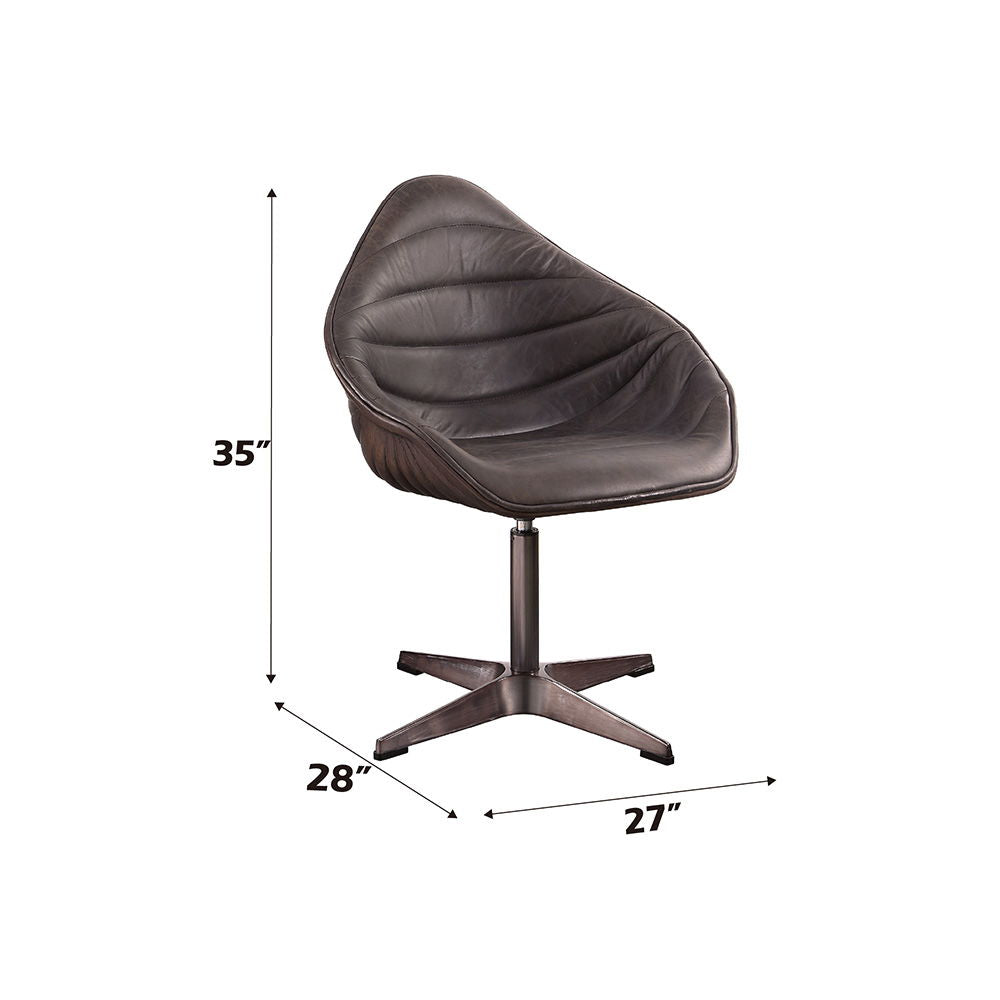 Pipino - Accent Chair With Swivel - Antique Ebony - Urban Living Furniture (Los Angeles, CA)