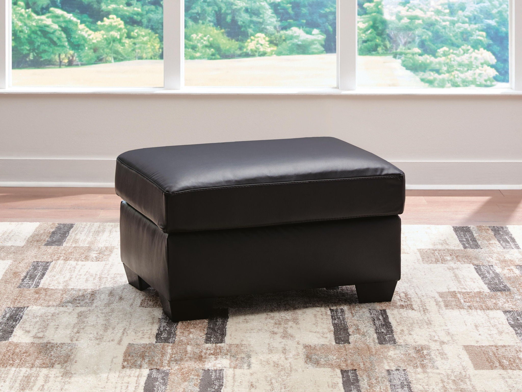 Glennbre - Ottoman - Midnight - Urban Living Furniture (Los Angeles, CA)