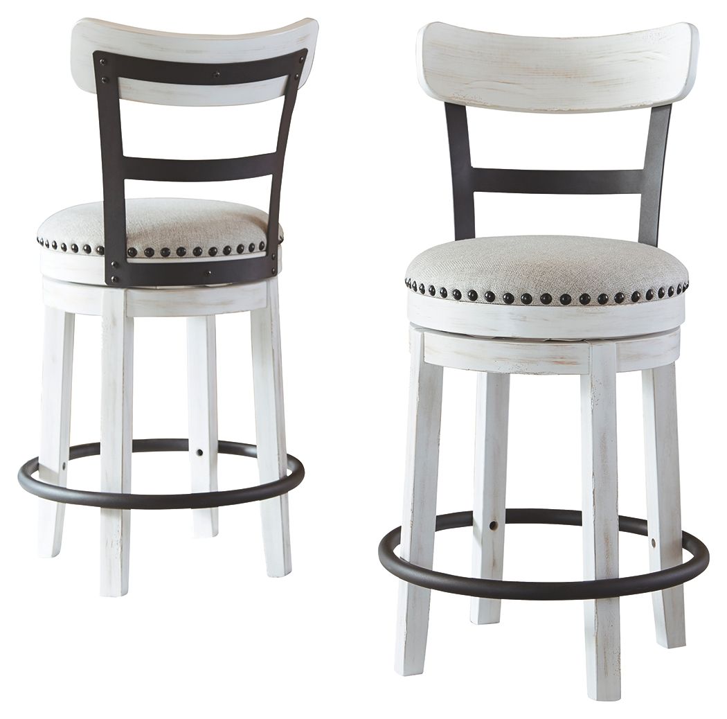 Valebeck - Full Back Swivel Stool - Urban Living Furniture (Los Angeles, CA)